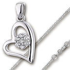 Срібний ланцюжок + Підвісок «Серце». Детальна інформація, ціни, характеристики, опис