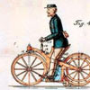 Німецький винахідник Готліб Даймлер запатентував перший мотоцикл